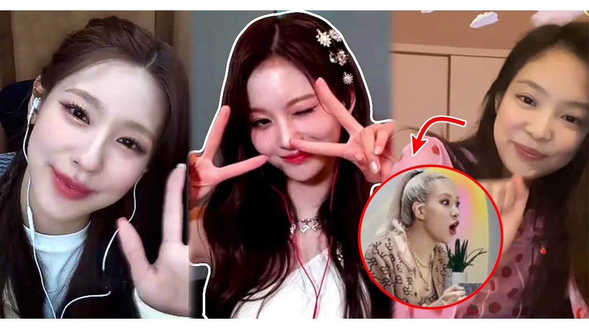 Female K-pop idols-video call