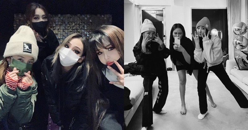 2NE1 reunited after a long time