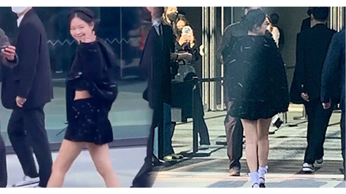 Jennie appeared at the Chanel fashion show