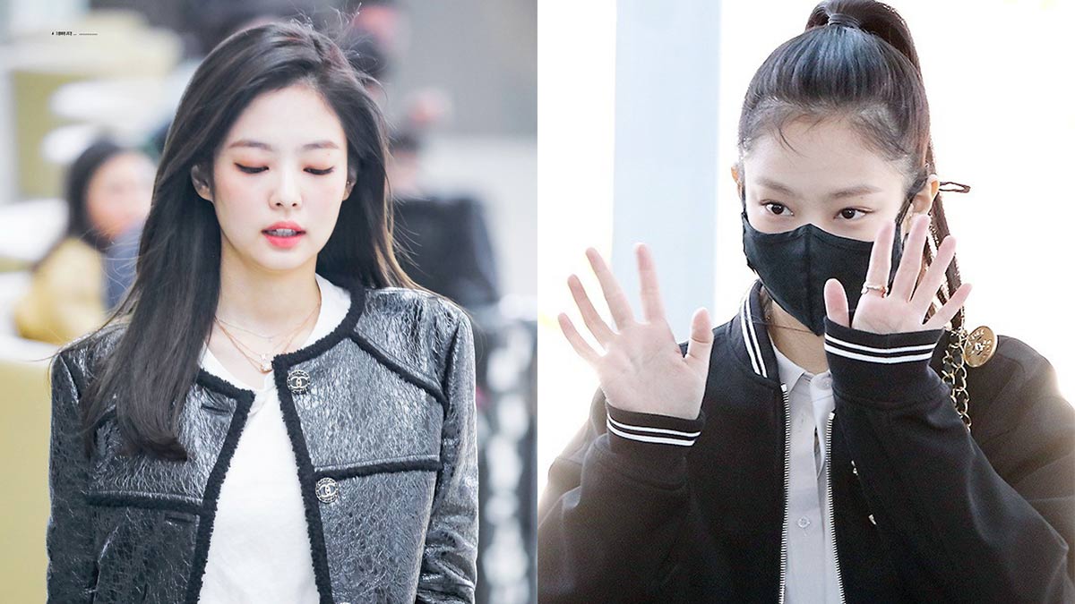 Jennie Blackpink airport oufits