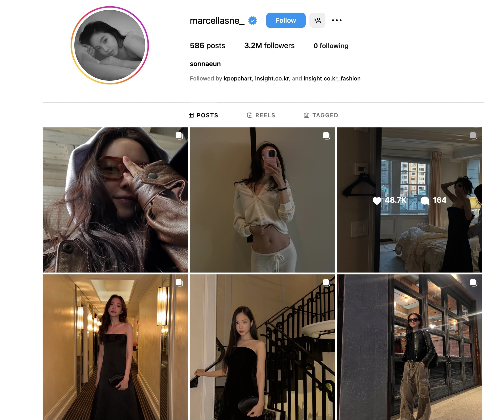 Son Na Eun, who only recently joined YG, also adopted the habit. 