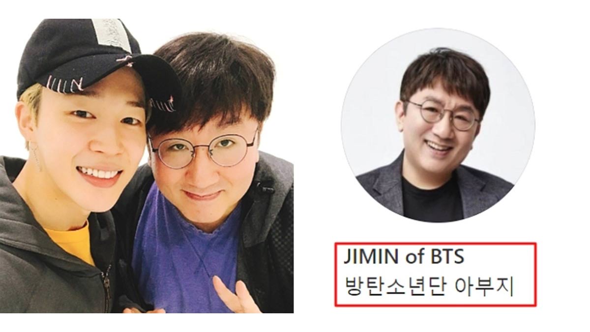 BTS Jimin-Bang Si-hyuk