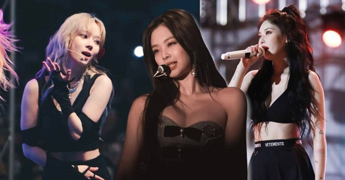 aespa winter blackpink jennie hyuna