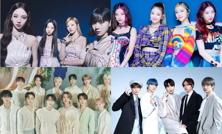 seventeen itzy aespa txt thumbnail