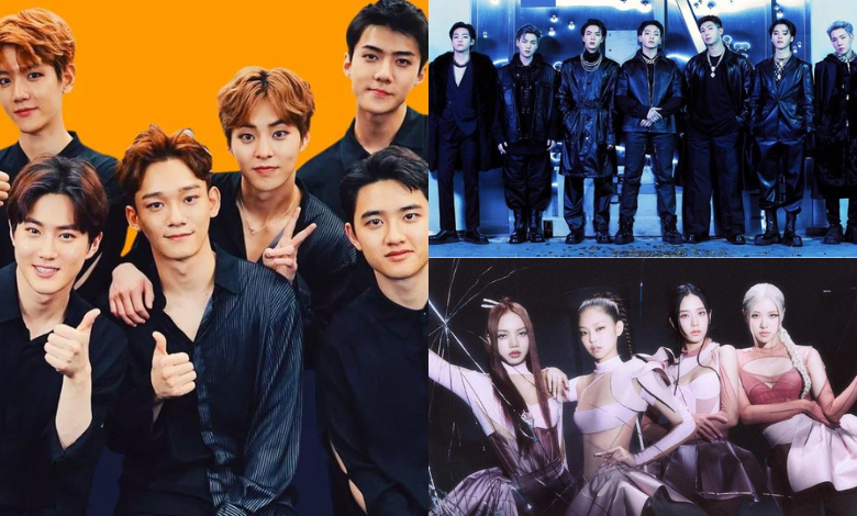 exo bts blackpink thumbnail