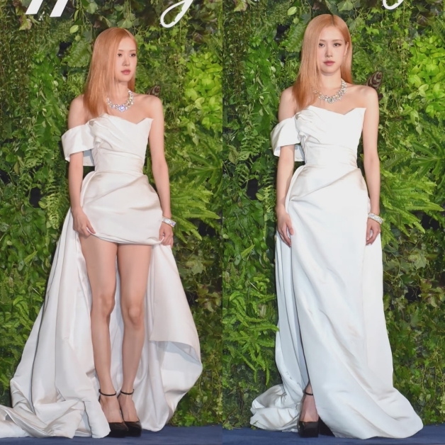 Rosé’s photos in the white dress are creating a buzz