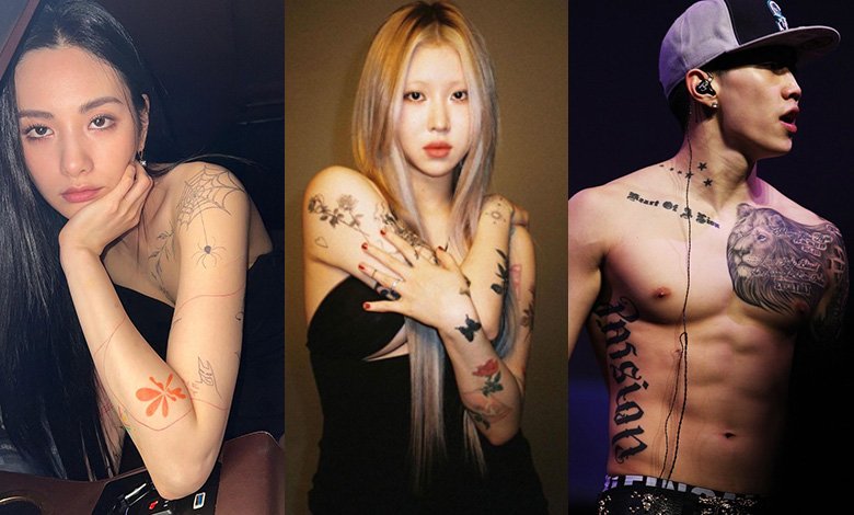 Tattoo K-pop idols
