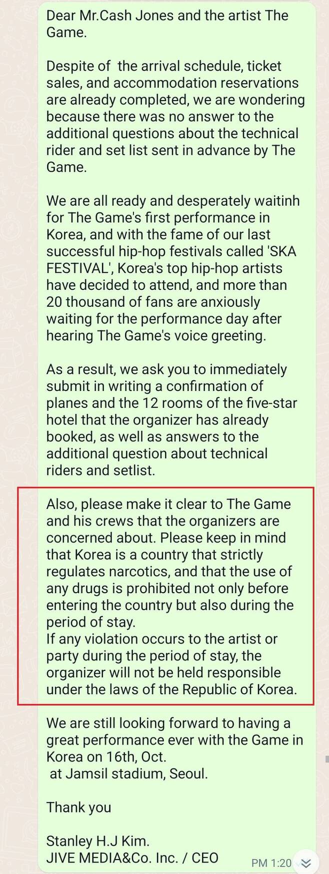 the game