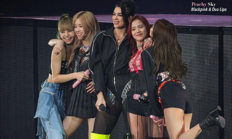 dua lipa - blackpink