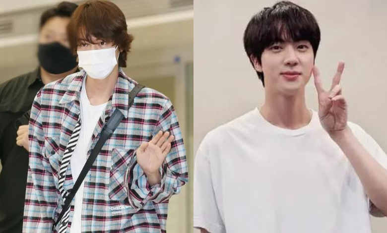 BTS Jin airport thumbnail