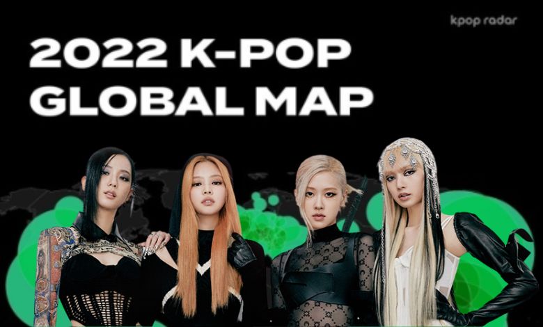 blackpink 2022 kpop global map thumnnail