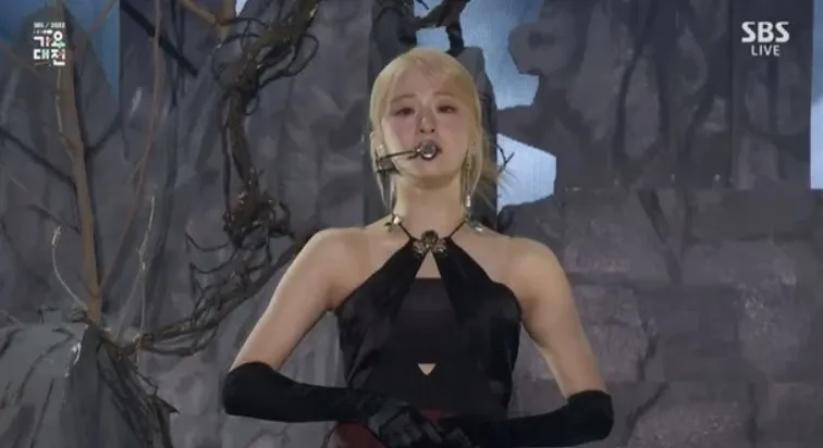 le sserafim yunjin sbs gayo daejun