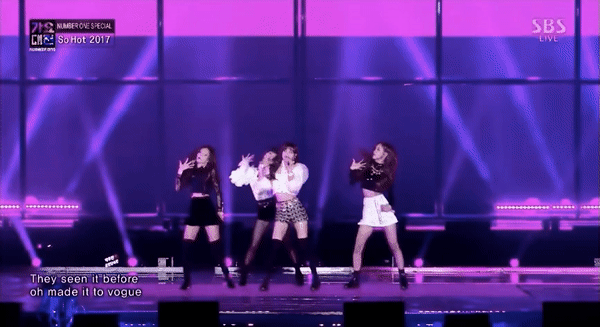 blackpink sbs gayo daejun 2017