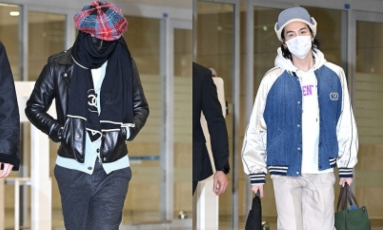 G-dragon BTS Suga airport thumbnail