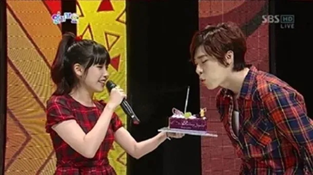 iu lee jong suk inkigayo