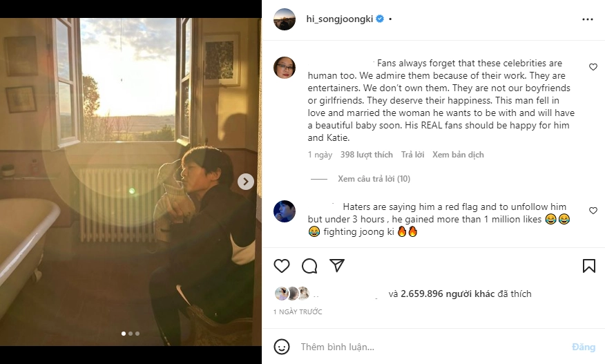 Song Joong Ki instagram