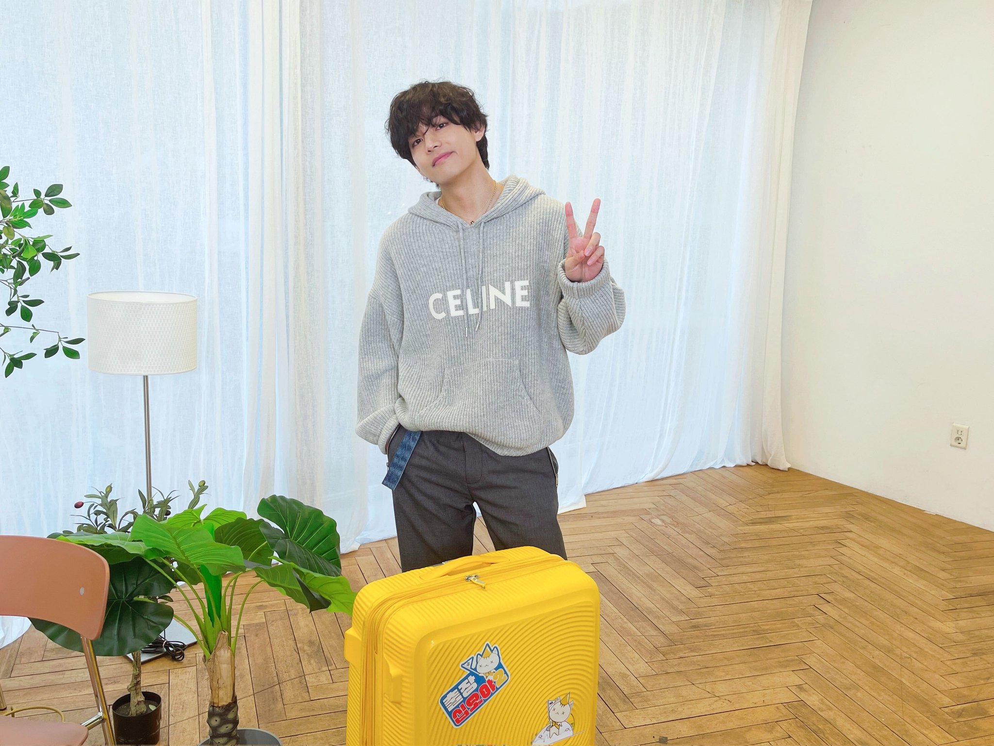 v