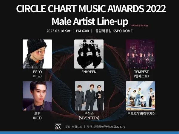 Circle Chart Music Awards lineup