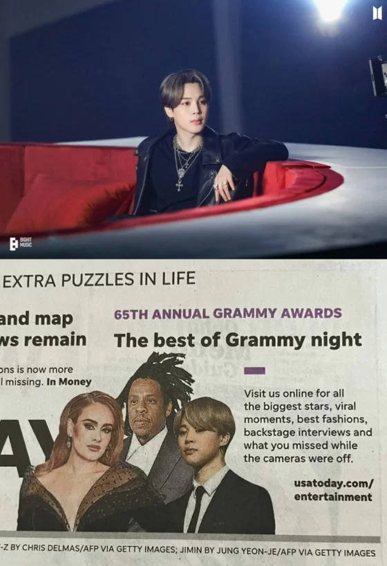 BTS Jimin USA TODAY