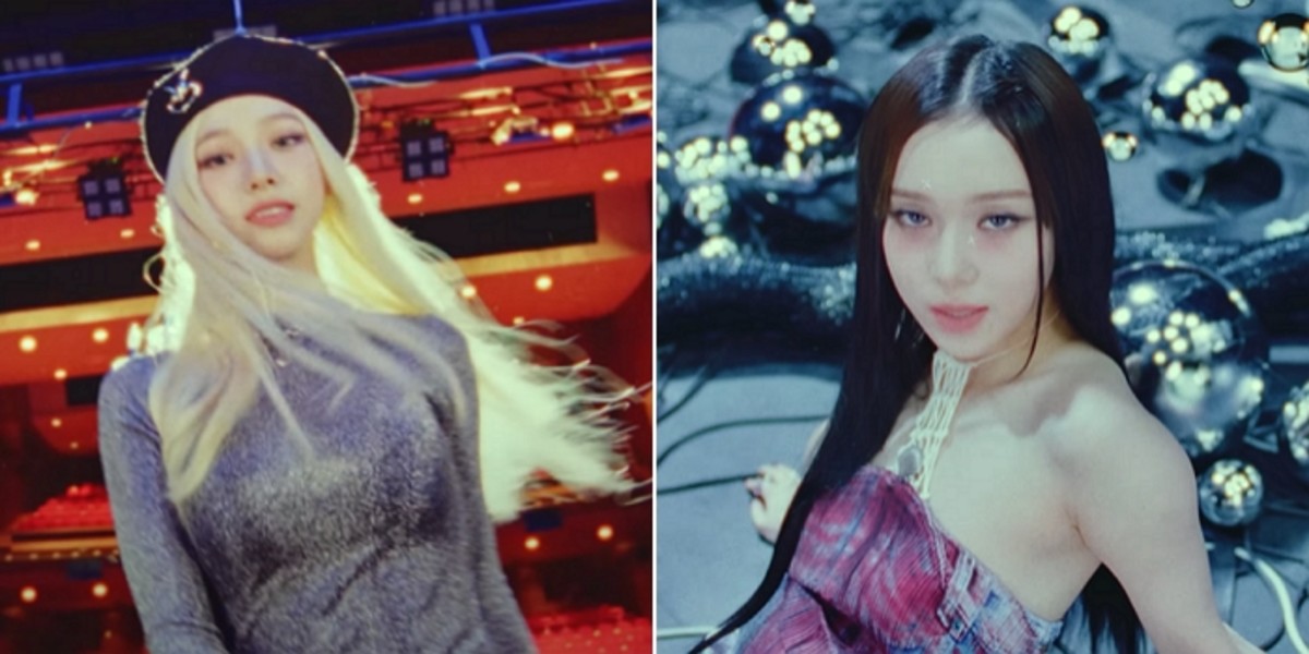 Blonde Karina vs Black-haired Winter