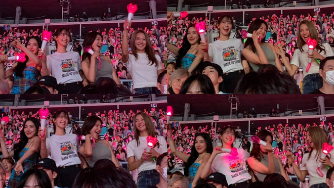 Members of Girls' Generation like Seohyun, Yoona, Tiffany, Sooyoung, and Hyoyeon were also present.