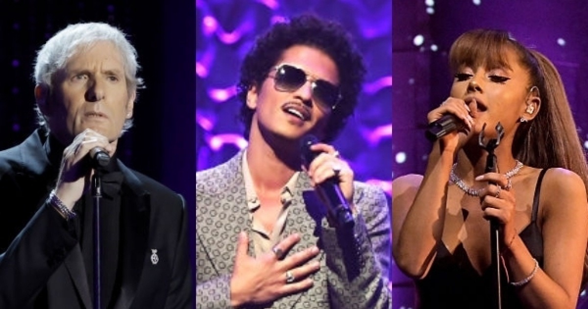 Michael Bolto Bruno Mars Ariana Grande