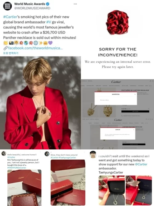 bts v cartier