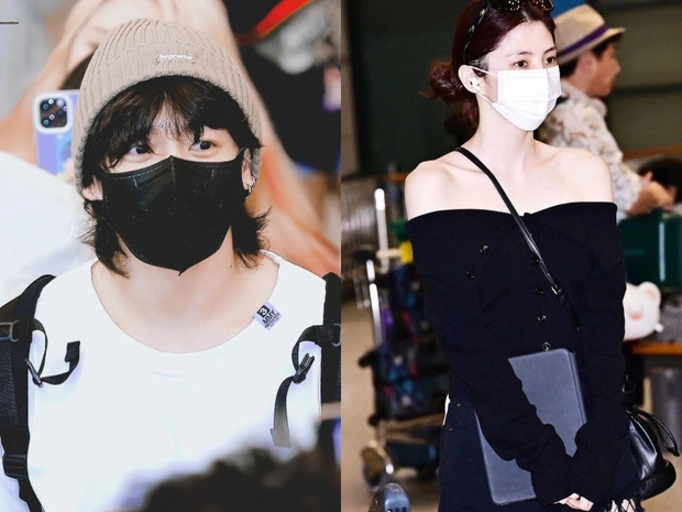 jugnkook han so hee airport