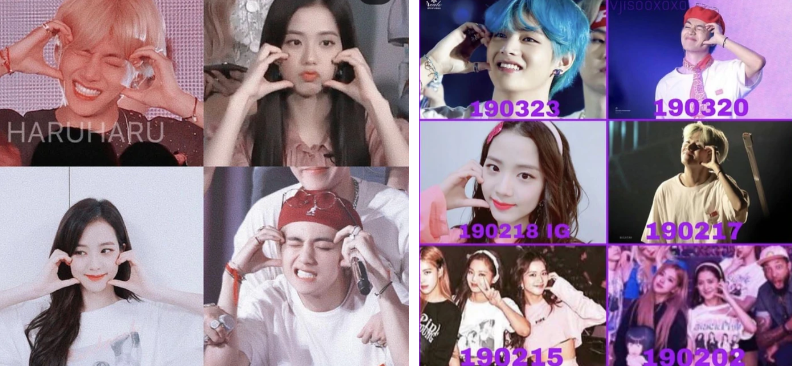 bts v jisoo blackpink 