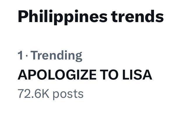 APOLOGIZE TO LISA
