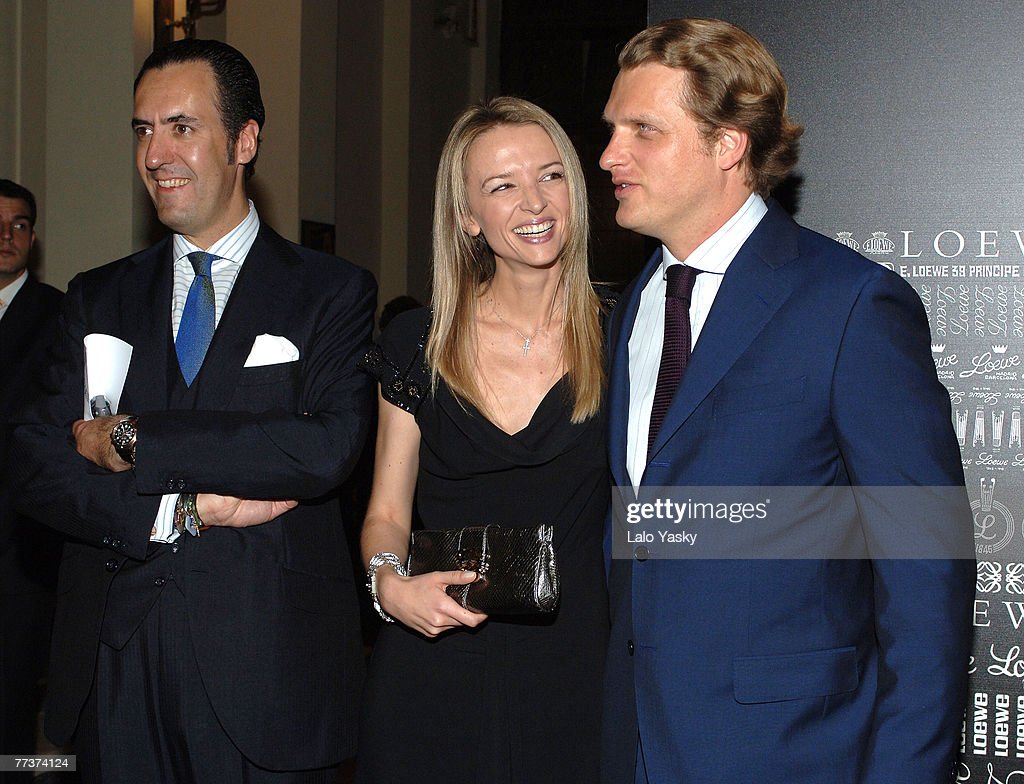 Jaime de Marichalar, Delphine Arnault and husband Alessandro Gancia (Photo by Lalo Yasky/WireImage)