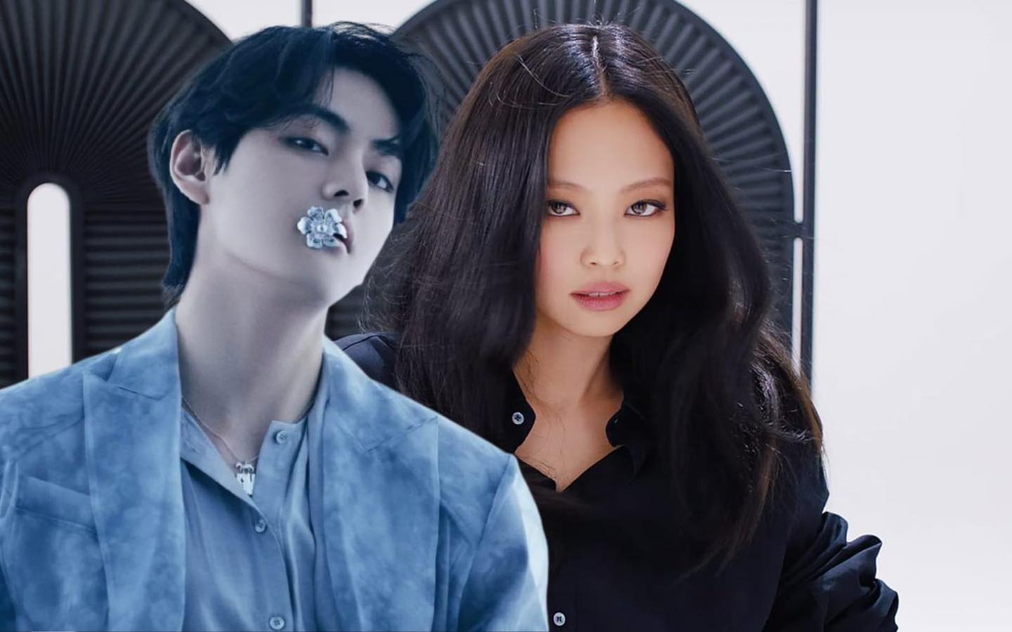 bts v jennie blackpink thumbnail