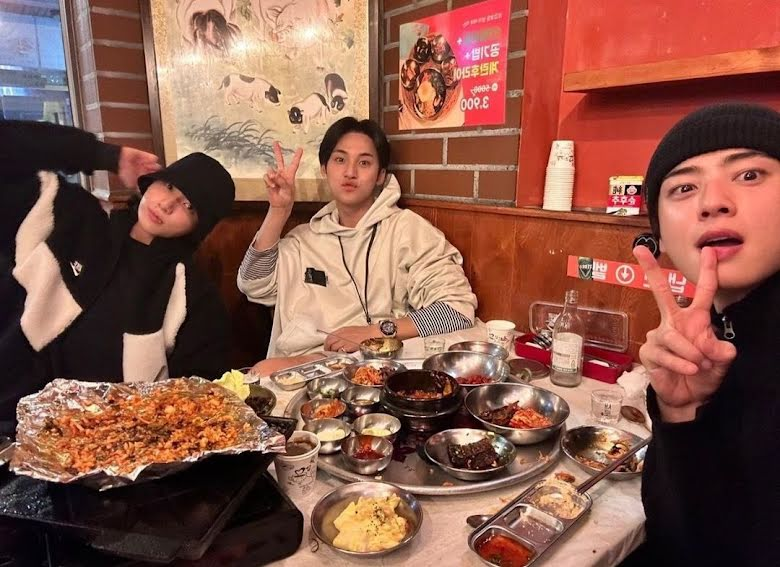 jungkook cha eun woo mingyu yugyeom