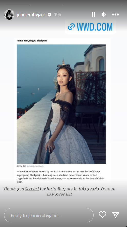 Jennie Selected Among '2023's Influential Women: Top 50