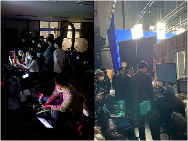 moving behind the scene 