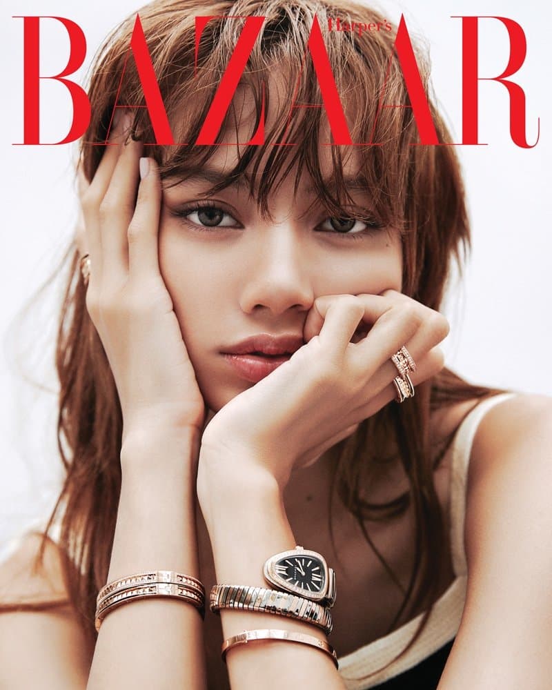 lisa blackpink bazaar