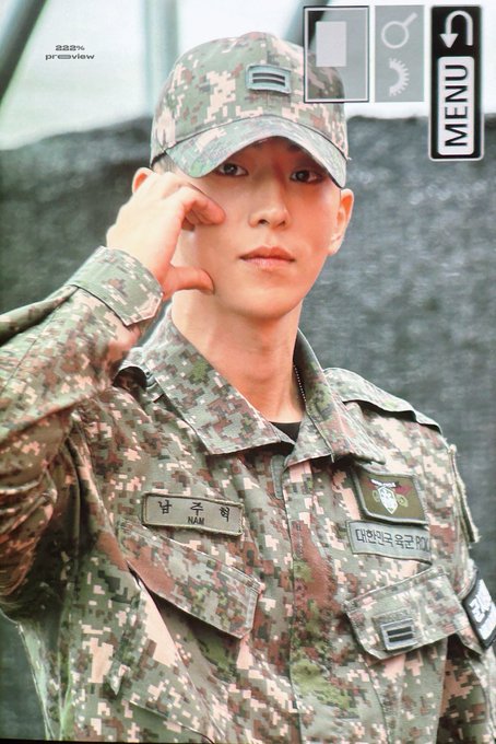 nam joo hyuk military