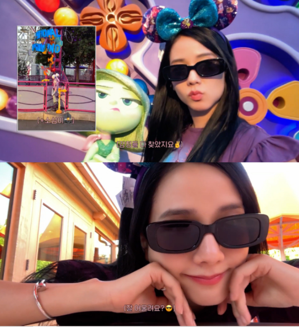 jisoo blackpink disney land 