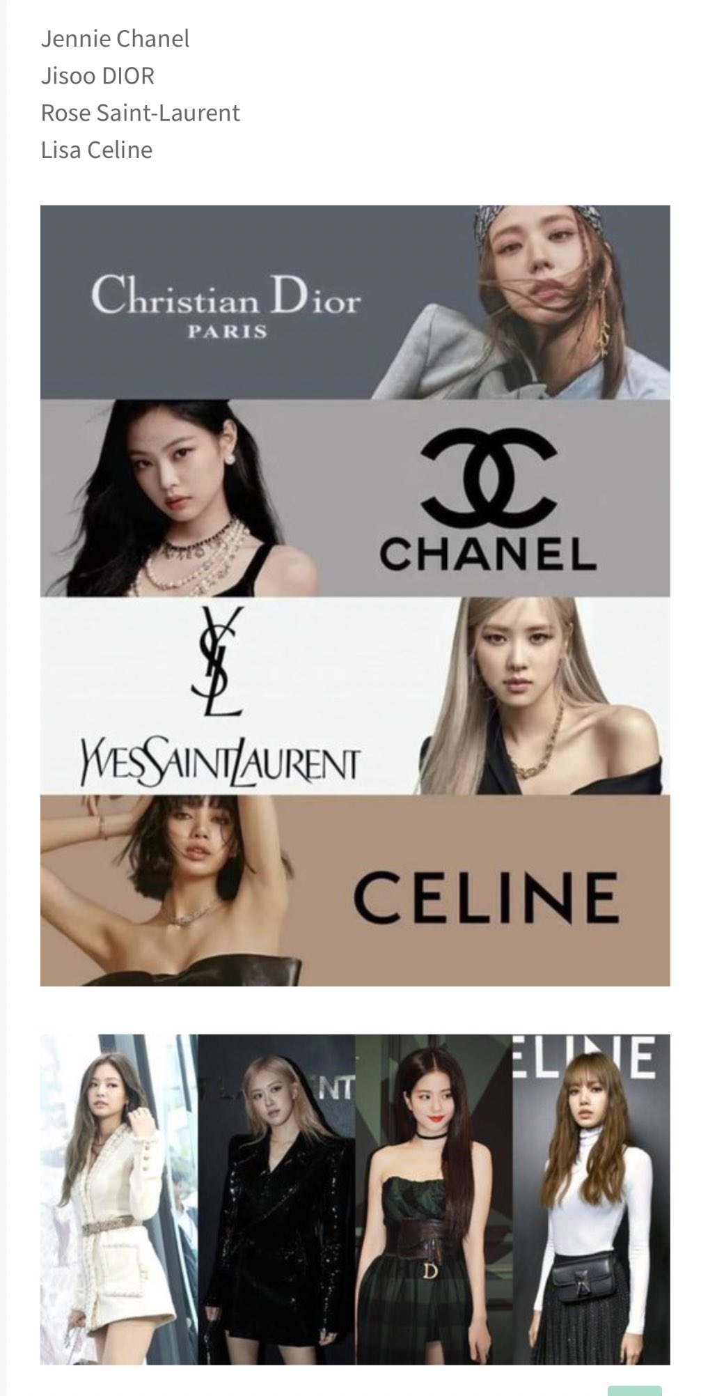 BLACKPINK Members Wearing Chanel