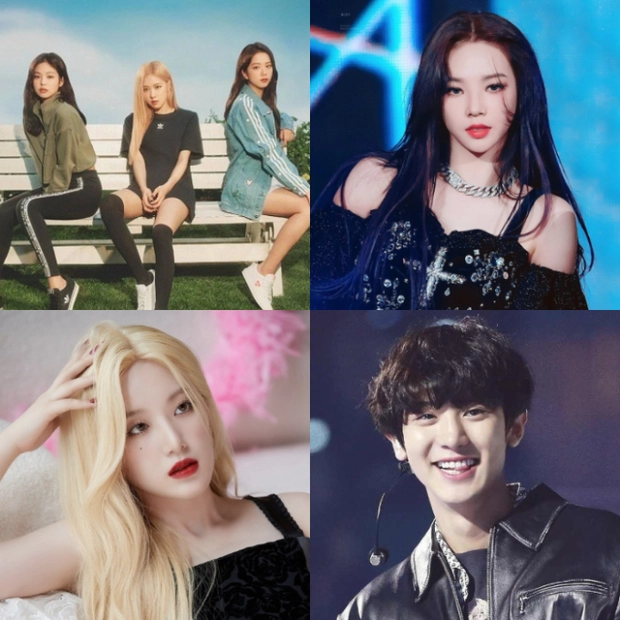 jisoo rose jennie karina chanyeol 