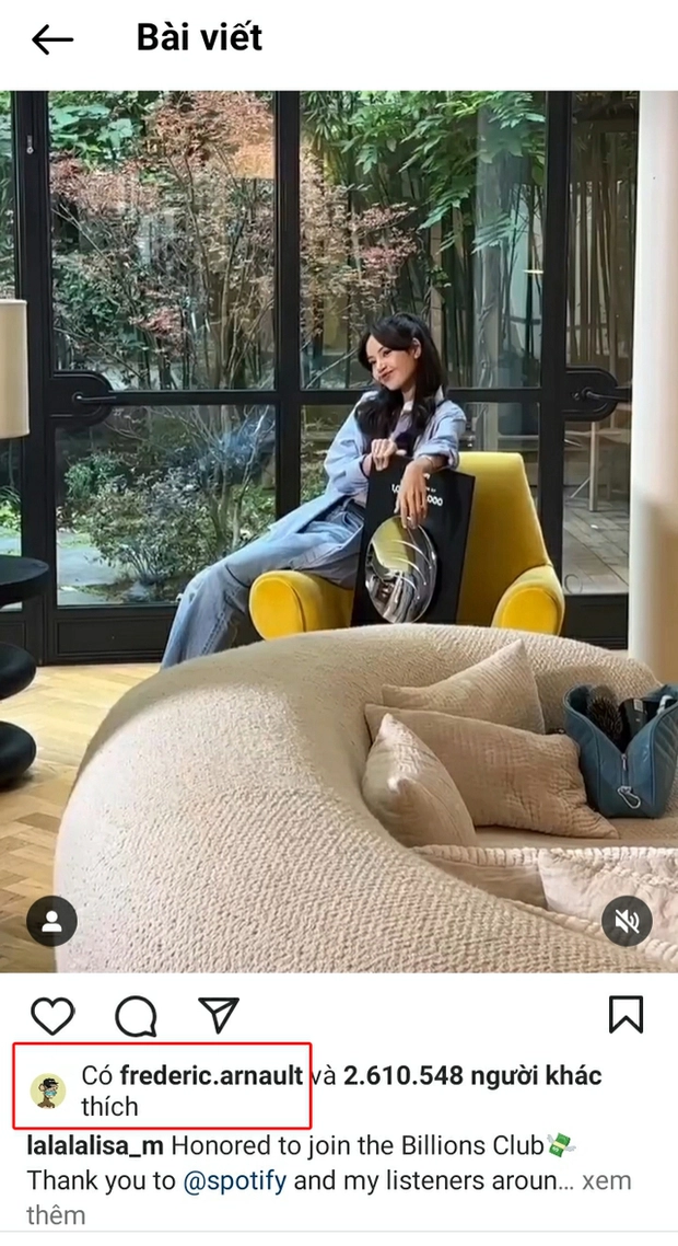 lisa blackpink ig post