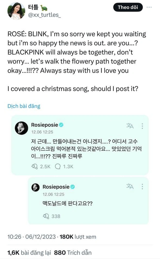 blackpink rose