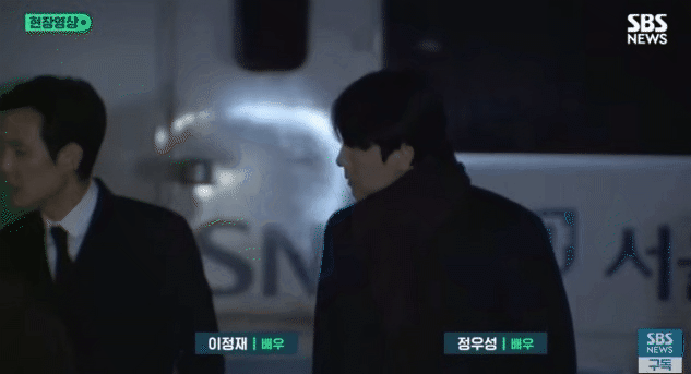 Lee Jung Jae and Jung Woo Sung