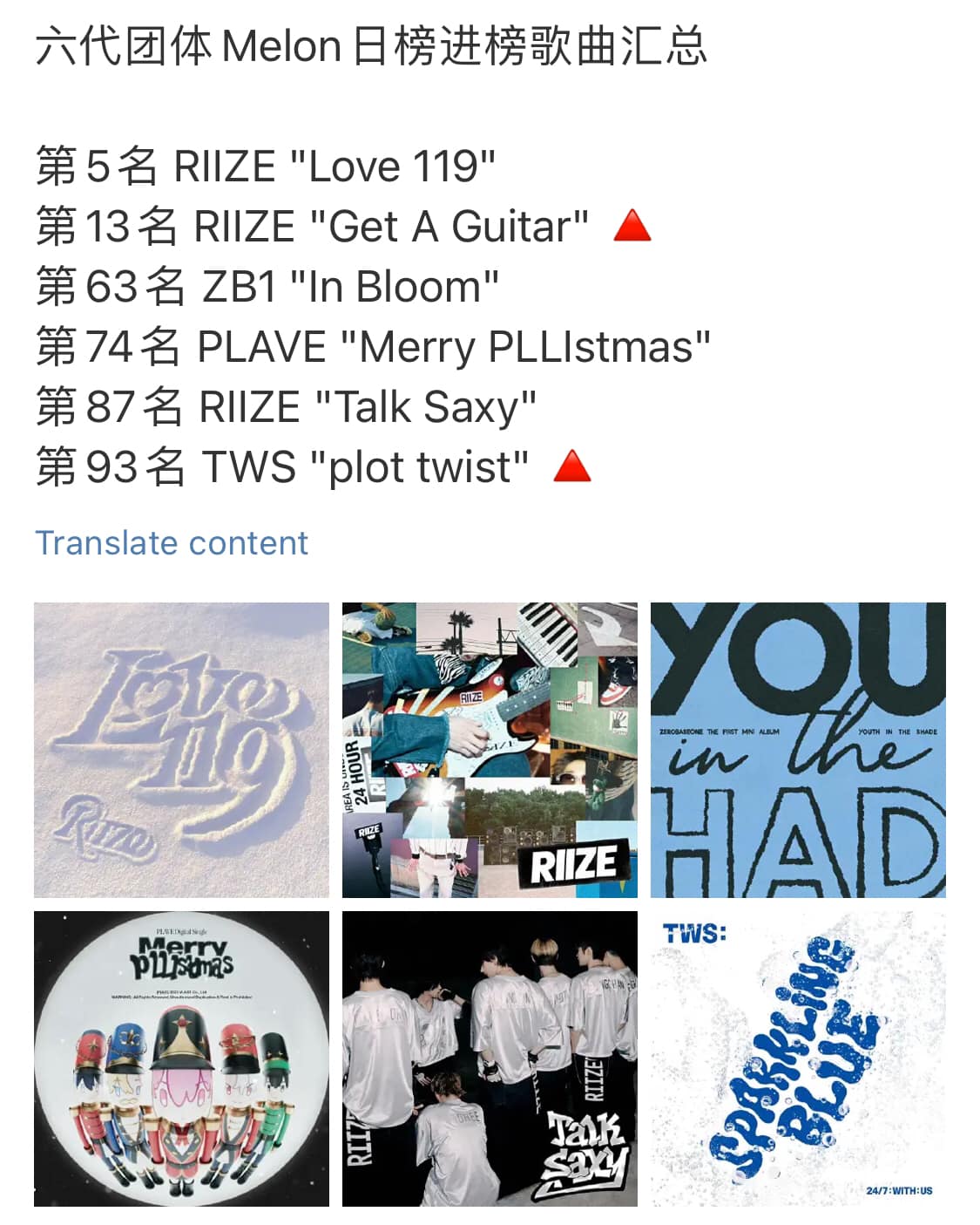 4th Gen K-pop Boy Groups-chart