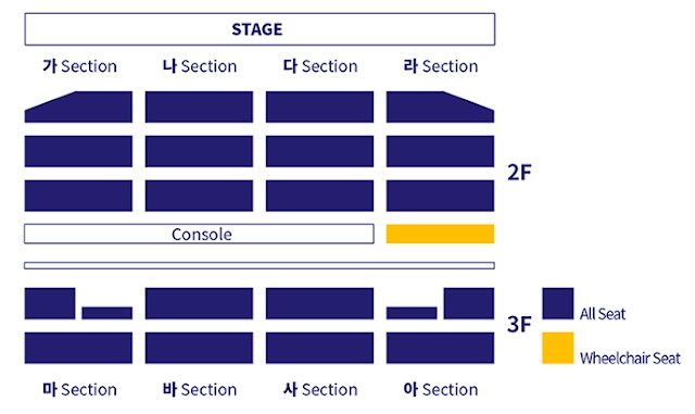 Concert seating chart