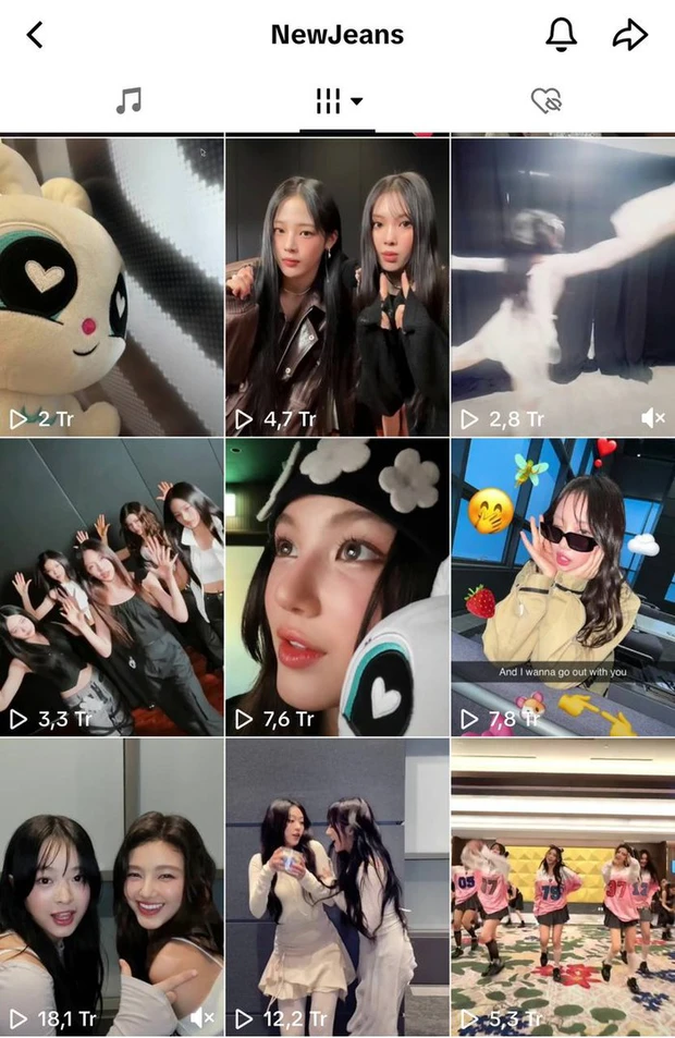 newjeans sounds tiktok