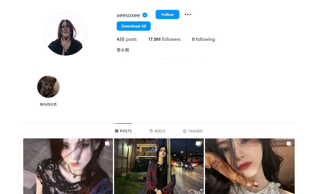 han so hee-instagram account