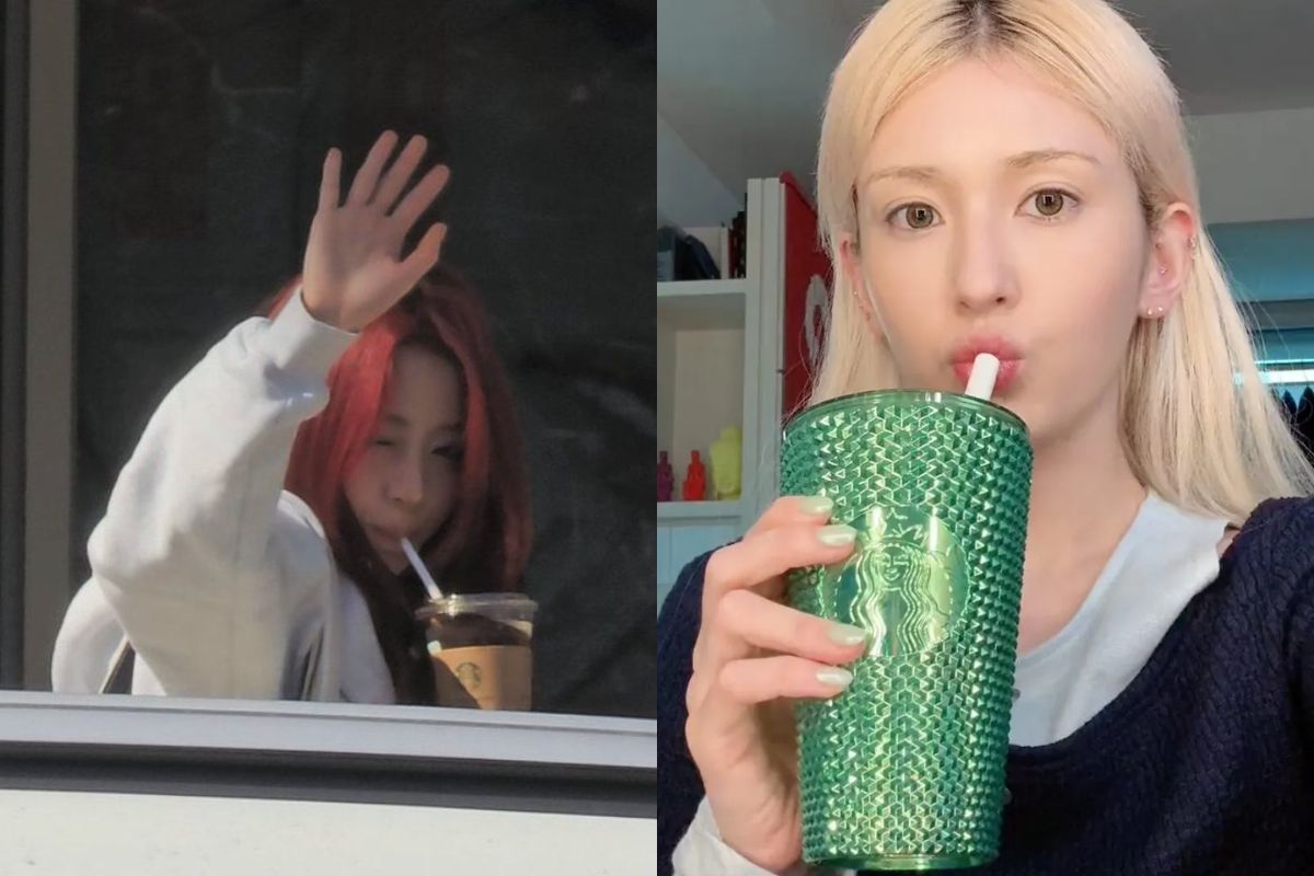 jeon somi-le sserafim yunjin starbucks thumbnail