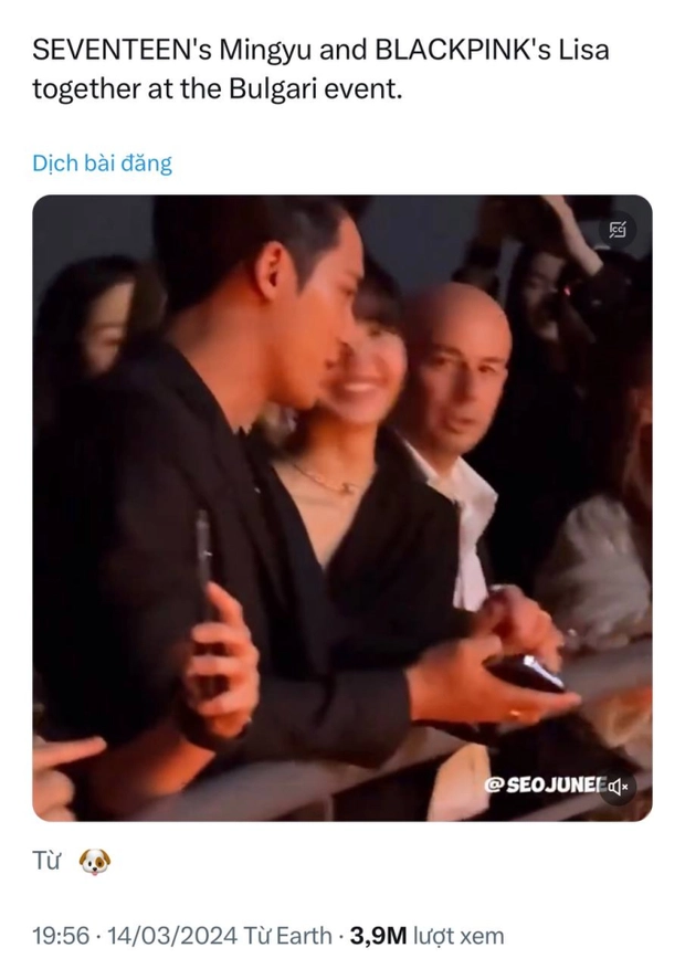 lisa blackpink mingyu