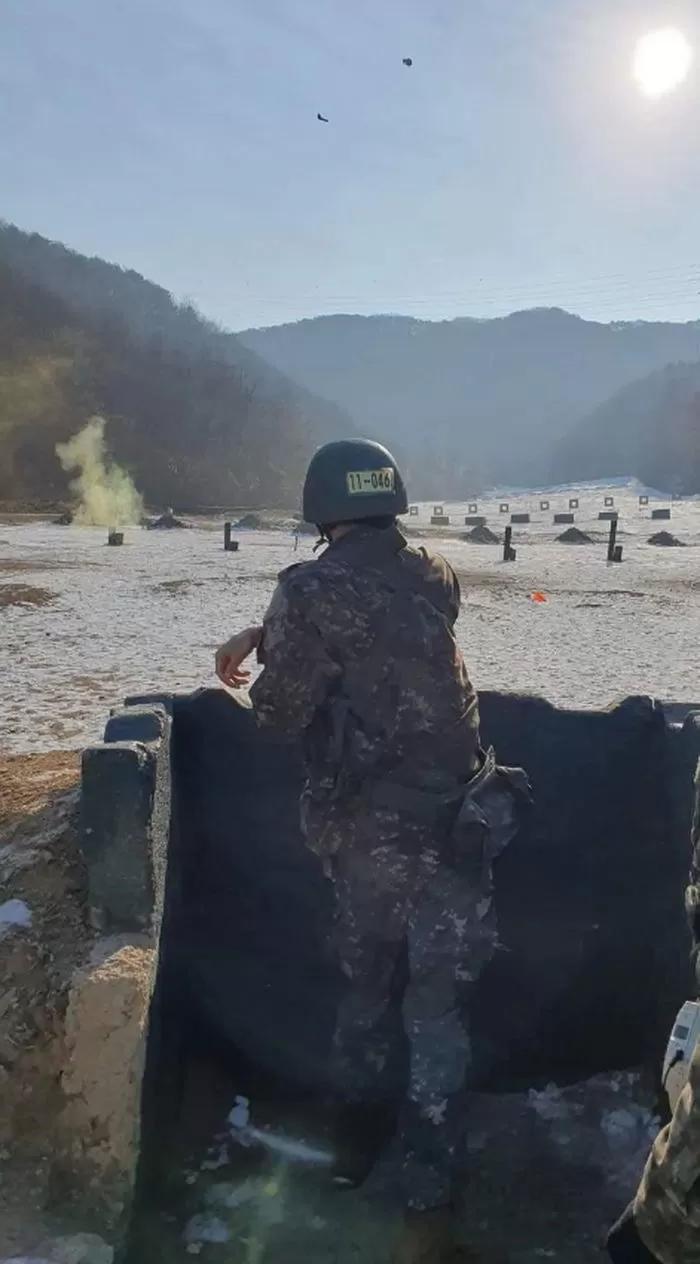bts jin military